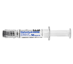 DiphenhydrAMINE Hydrochloride Injection, USP